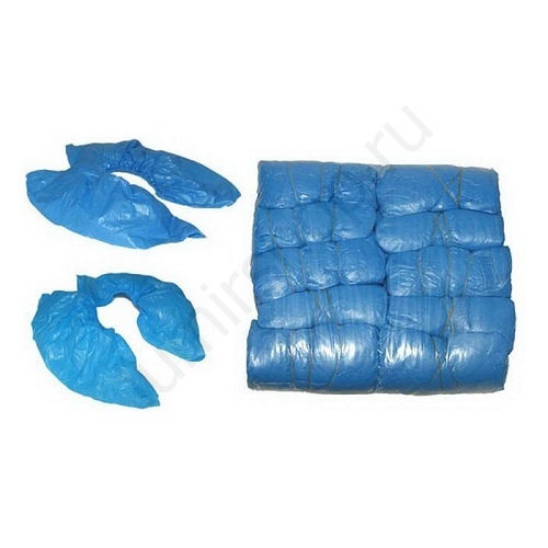 Бахилы полиэтиленовые 1,8 гр 100 шт/упк Эконом фото 2 Бахилы полиэтиленовые 1,8 гр 100 шт/упк Эконом фото 2